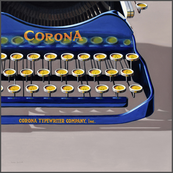 Antique Corona Typewriter - Nance Danforth Paintings